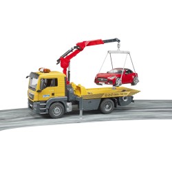 BRUDER 03750 - Man Tgs Trasporto Roadster con Luci E Suoni