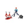 BRUDER 62100 - Bworld Set Meccanico con Attrezzi