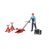 BRUDER 62100 - Bworld Set Meccanico con Attrezzi