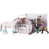 BRUDER 62506 - Bworld Set stalla per la cura del cavallo