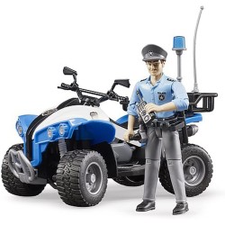 BRUDER 63010 - Bworld Quad Polizia con poliziotto ed accessori