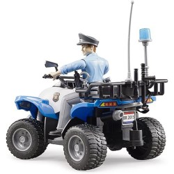BRUDER 63010 - Bworld Quad Polizia con poliziotto ed accessori