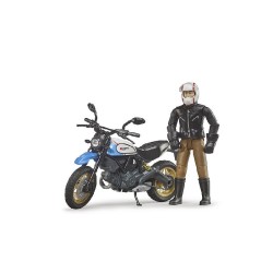 BRUDER 63051 – Bworld Moto Ducati Desert Sled con Motociclista