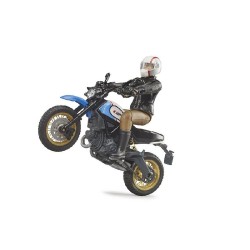 BRUDER 63051 – Bworld Moto Ducati Desert Sled con Motociclista