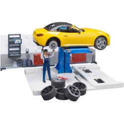 BRUDER 62110 - Bworld Set Officina Automobili