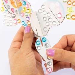 DIAMANTINY Deco Fantasy - Adesivi Stickers effetto 3D con Gemme Colorate Diamond Painting