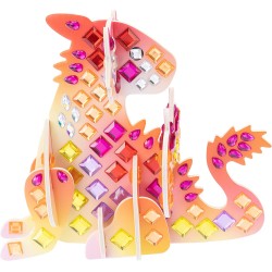 DIAMANTINY Deco Fantasy - Adesivi Stickers effetto 3D con Gemme Colorate Diamond Painting