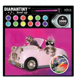 DIAMANTINY Level Up - Nice Group Creative Art, Diamond Painting Kit crea il mosaico, PETS, Princesses, Multicolor, 96122