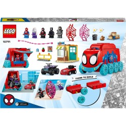 LEGO 10791 Marvel Quartier Generale Mobile del Team Spidey, con Miles Morales, Serie Spidey e i Suoi Fantastici Amici