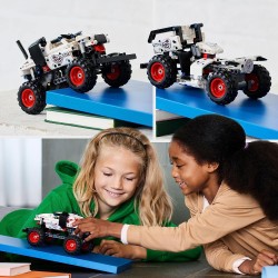LEGO 42150 Technic Monster Mutt Monster Jam Dalmata, Set Monster Truck 2 in 1 con Pull-Back, Auto Offroad e Camion Giocattolo