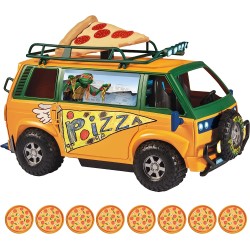 Giochi Preziosi - TEENAGE MUTANT NINJA - Il Van Lancia Pizze Delle Tartarughe Ninja Compatibile Con Tutti I Personaggi Base - TU