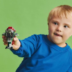 LEGO 75344 Star Wars Astronave di Boba Fett Microfighter Giocattolo, Modellino da Costruire set Mandaloriano per Bambini con 2 S