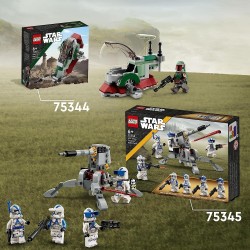 LEGO 75345 Star Wars Battle Pack Clone Troopers Legione 501, Modellino da Costruire con Cannone Giocattolo Anticarro AV-7 e Shoo