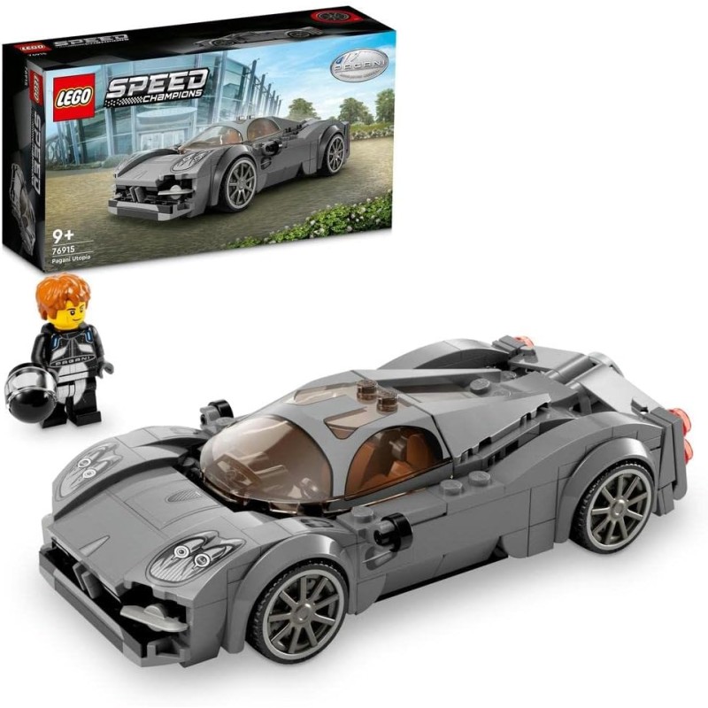 LEGO 31135 Speed Champions Pagani Utopia, Kit Modellino di Auto da Costruire  di Hypercar Italiana, Macchina