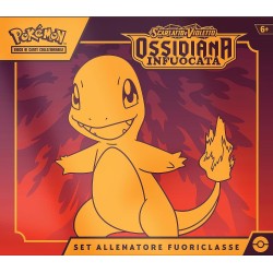 Pokémon Set Allenatore Fuoriclasse dell’espansione Scarlatto e Violetto - Ossidiana Infuocata del GCC Pokémon (nove buste di esp