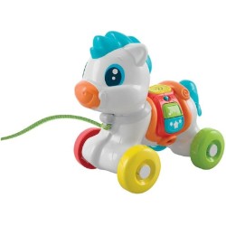 Clementoni - Baby Pony Sempre con Me Trainare Interattivo, Animale da Tirare, Gioco per La Motricità, Primi Passi, Imparare A Ca