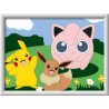 Ravensburger - CreArt Serie D: Pokémon Classics, Kit per Dipingere con i Numeri, Contiene una Tavola Prestampata, Pennello, Colo