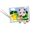 Ravensburger - CreArt Serie D: Pokémon Classics, Kit per Dipingere con i Numeri, Contiene una Tavola Prestampata, Pennello, Colo