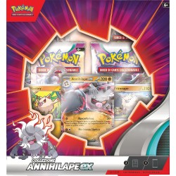 Pokémon - Collezione Annihilape-ex del GCC Pokémon (tre carte promozionali olografiche e quattro buste di espansione), edizione 