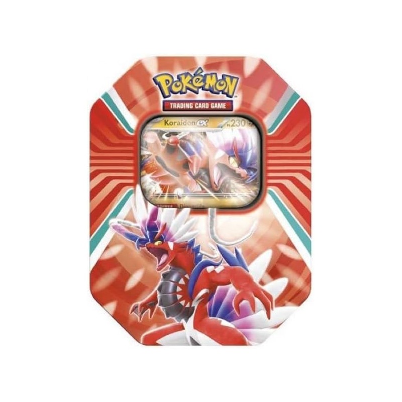 Pokémon Scatola da collezione Leggende di Paldea del GCC Pokémon, Koraidon, una Carta Olografica e Quattro Buste di Espansione, 