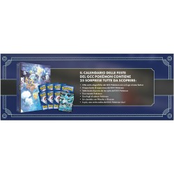 Gamevision - Calendario delle feste del GCC Pokémon (otto carte promozionali olografiche, cinque buste di espansione e tanto alt
