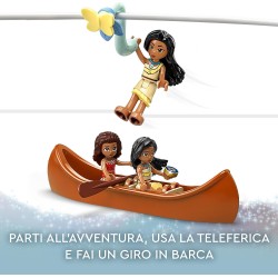 LEGO 43215 Disney La Casa sull Albero Incantata con 13 Mini Bamboline come la Principessa Jasmine, Elsa e Anna, Gioco da Costrui