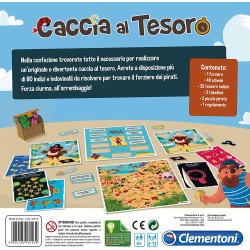 Clementoni - Party Games - Caccia al Tesoro, Gioco da Tavolo, Multicolore, 16153, 6-10 anni