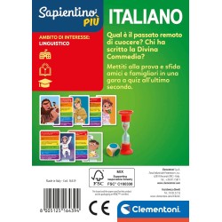 Clementoni - Sapientino Testa Gioco Educativo 6 Anni, Quiz, Flashcards Italiano - Made in Italy, Colore, 16439