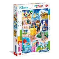 Clementoni - Puzzle Supercolor Disney 104 Pz. 98428