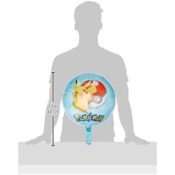 Pallone foil standard 17" - 42 cm Pokemon 1 pz, 7A3633201