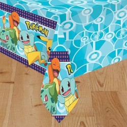 Tovaglia in Plastica per Festa di Compleanno a Tema Pokémon, Pokemon, 1,8 x 1,2 m