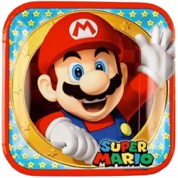8 Piatti Super Mario cm.23