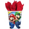8 Bicchieri di Carta Super Mario 250 ml