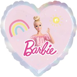 Palloncino in lamina a forma di cuore Barbie Vibes, 45,7 cm