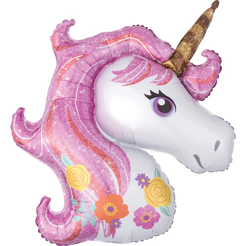 Pallone foil Supershape 83 x 73 cm Magical Unicorn 1 pz, 7A3727301