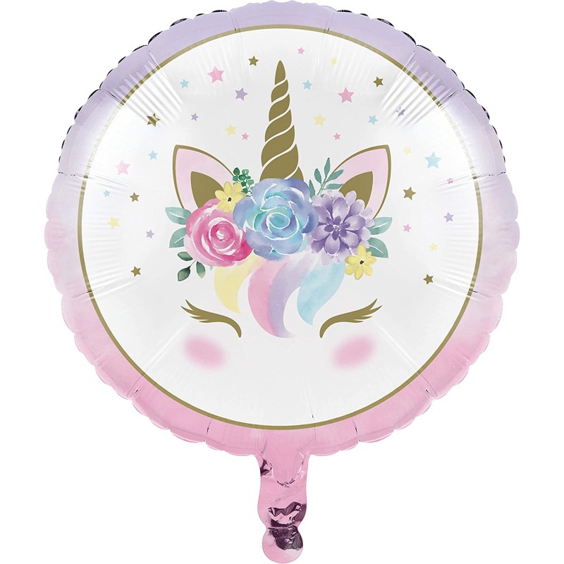 Pallone foil 18" - 45 cm Unicorno Baby, 1 pz, 8C344420