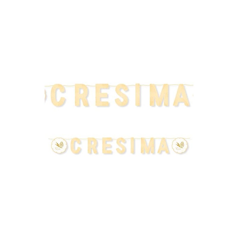 Festone Kit Scritta Maxi 600 x 25 cm La Mia Cresima, DI73829