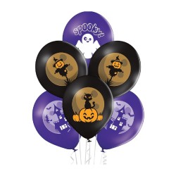 Palloncini in Lattice Spooky Halloween Pastel Balloons pz.6