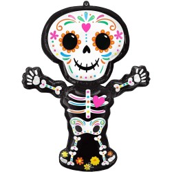 Supershape Scheletro Day of the Dead Halloween h 86 cm