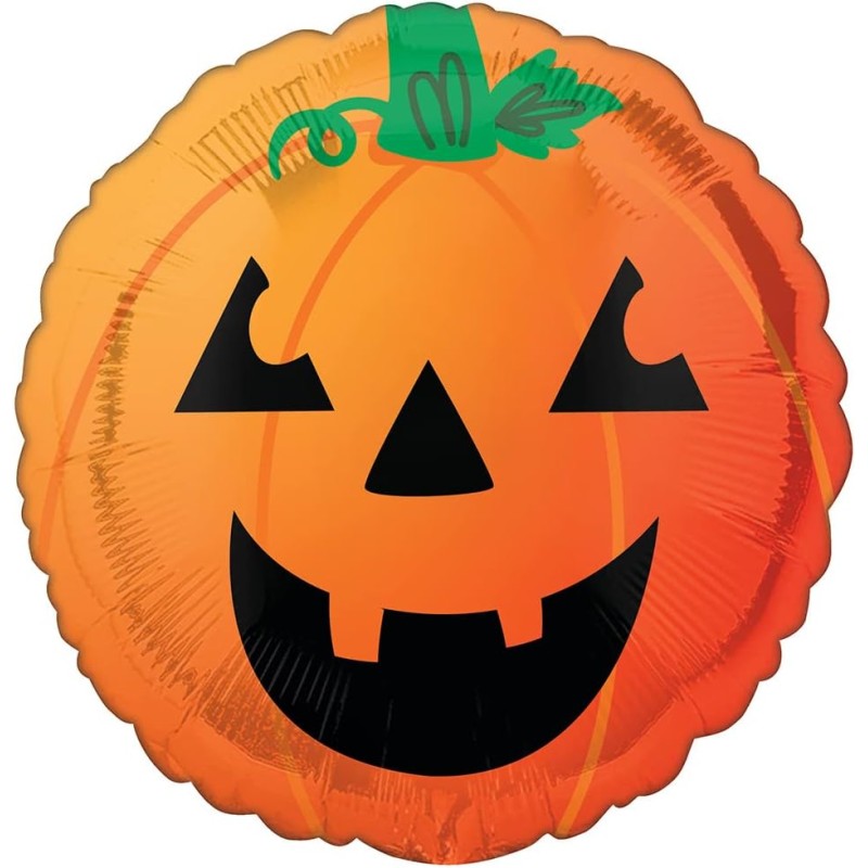 Palloncino in Mylar Spooky Pumpkin h 43 cm