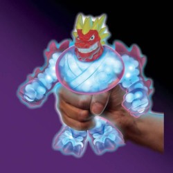 Grandi Giochi - Goo Jit Zu Glow Shifters, Pack singolo 6 personaggi assortiti glow in the dark con sfera da schiacciare per atti