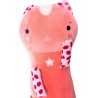 Nice Group - Peluche MOMOMI Kurai Yuki 80 cm, 1 Pupazzo Gatto Rosa Salmone, 48100