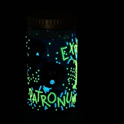 Nice Group - DIAMANTINY - Harry Potter - Wizarding Deco Lampada LED - Attività Crystal Art, Adesivo effetto 3D con Gemme Fluo - 