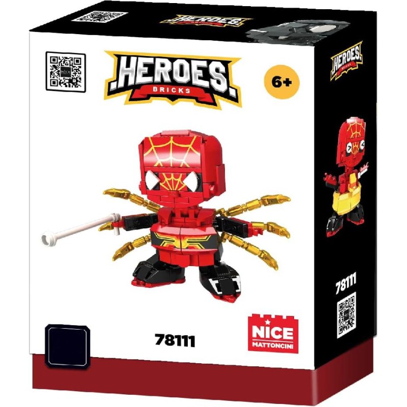 Nice Group - Mattoncini, Eroe in Calzamaglia Heroes Bricks Red Soldier, 215 pezzi - 78111