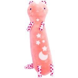 Nice Group - Peluche MOMOMI Kurai Yuki 80 cm, 1 Pupazzo Gatto Rosa Salmone - 48101