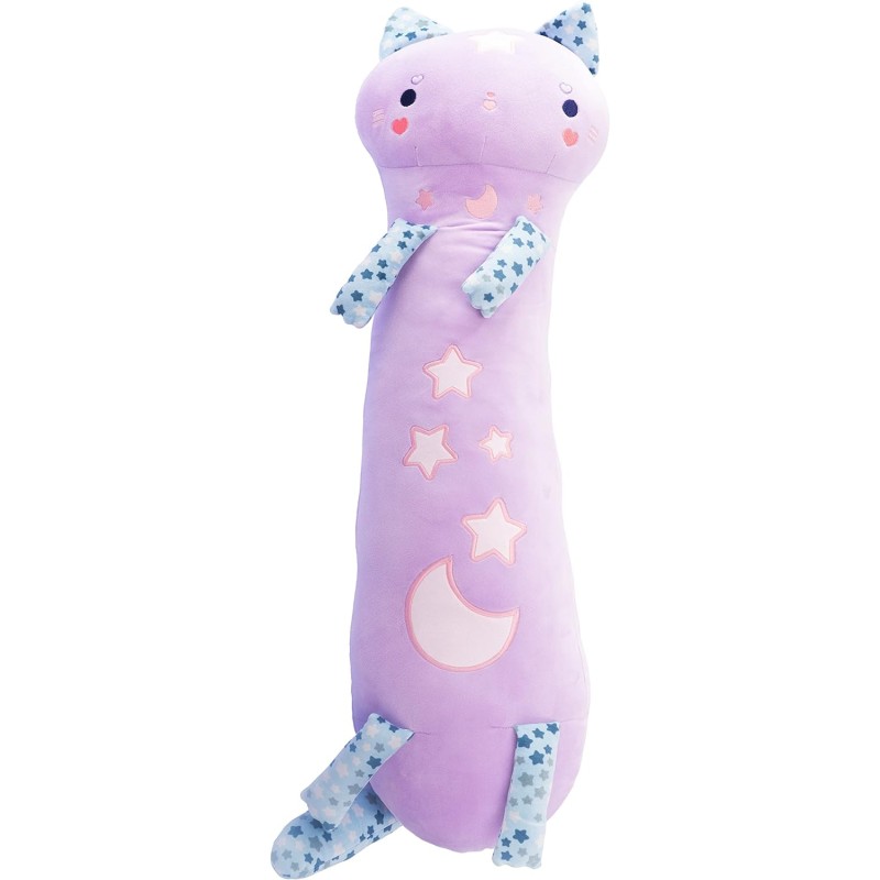 Nice Group - Peluche MOMOMI Kurai Lilo 80 cm, 1 Pupazzo Gatto Lilla - 48105