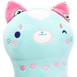 Nice Group - Peluche MOMOMI Kurai Kiki 80 cm, 1 Pupazzo Gatto Verde Tiffany - 48106
