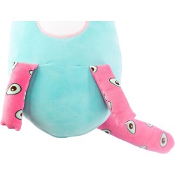 Nice Group - Peluche MOMOMI Kurai Kiki 80 cm, 1 Pupazzo Gatto Verde Tiffany - 48106