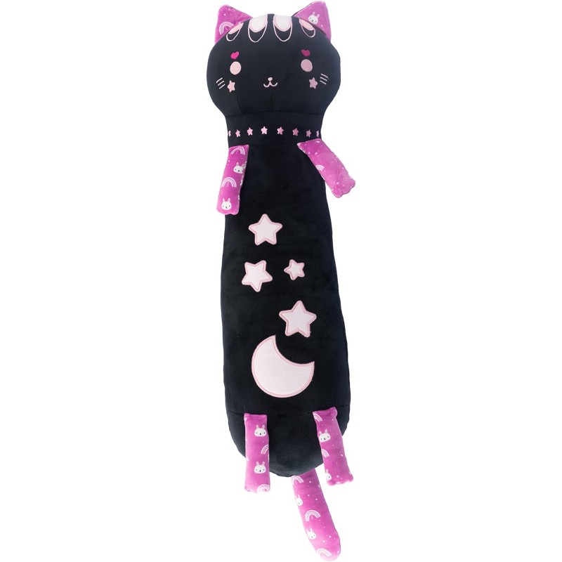 Nice Group - Peluche MOMOMI Cisai Nana 60 cm, 1 Pupazzo Gatto Nero - 48203