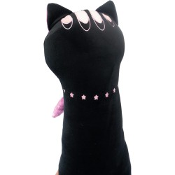 Nice Group - Peluche MOMOMI Cisai Nana 60 cm, 1 Pupazzo Gatto Nero - 48203